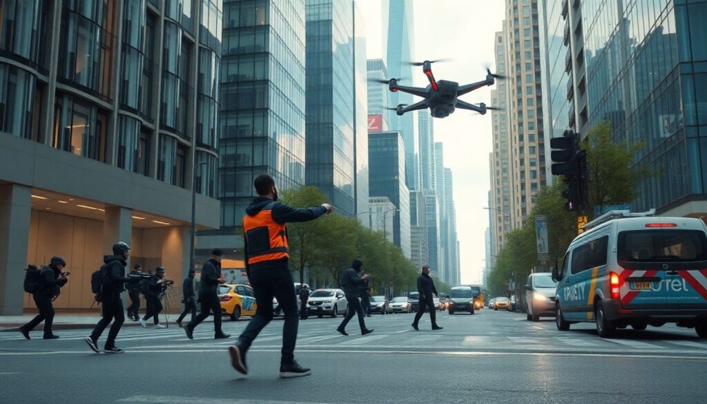 Секреты работы со стрит-каскадерами на улицах города - иллюстрация