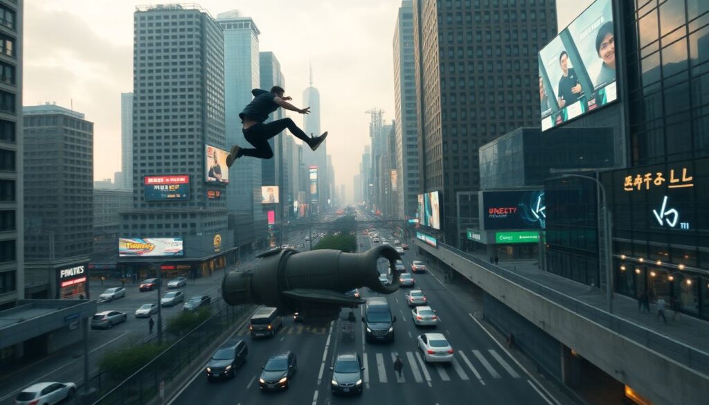 Секреты работы со стрит-каскадерами на улицах города - иллюстрация