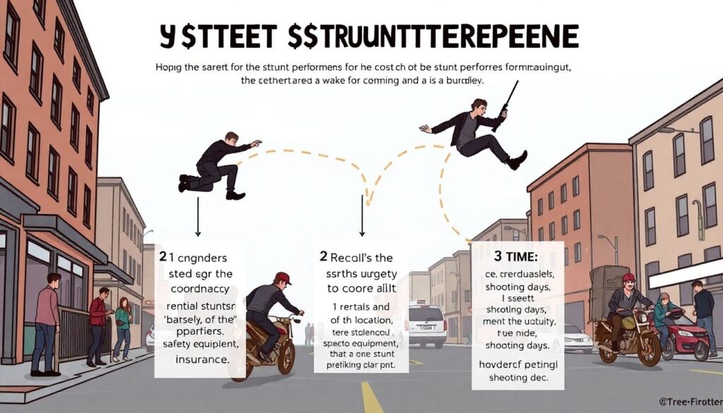 Секреты работы со стрит-каскадерами на улицах города - иллюстрация