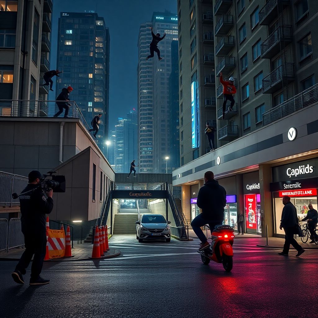 Секреты работы со стрит-каскадерами на улицах города для кинематографистов