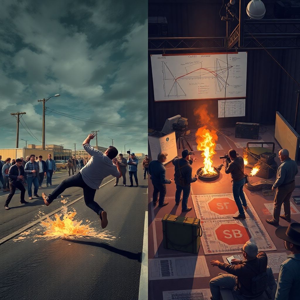 Эффект или безопасность в каскадерской работе: что действительно важнее