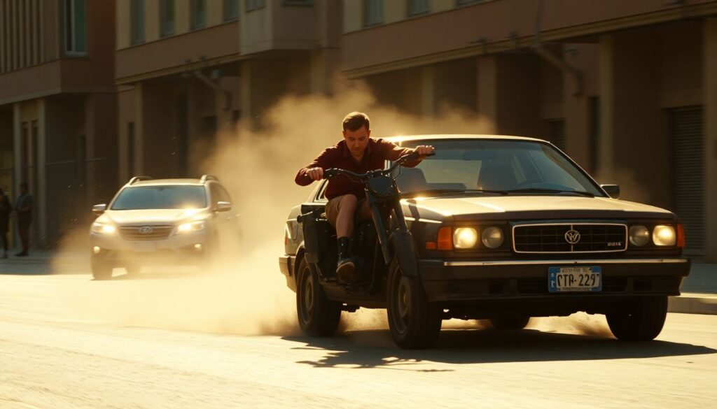 Адаптация трюков под разные бюджеты фильмов - иллюстрация