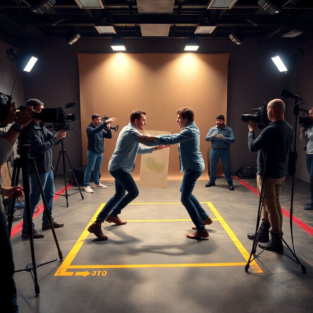 Как записывают импровизированные сцены без дублеров в кино и сериалах