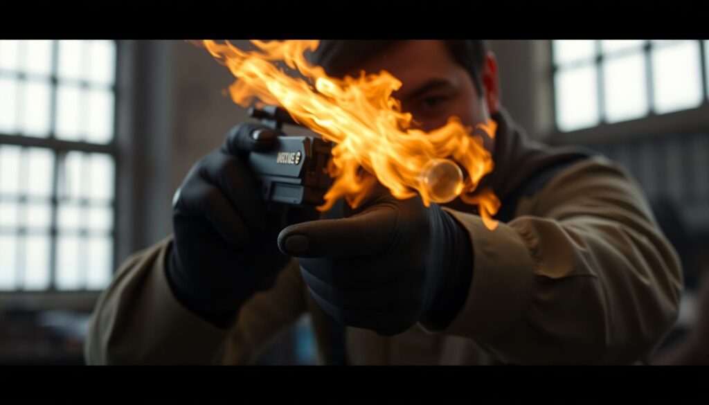 За кулисами: подбор реквизита для опасных сцен - иллюстрация