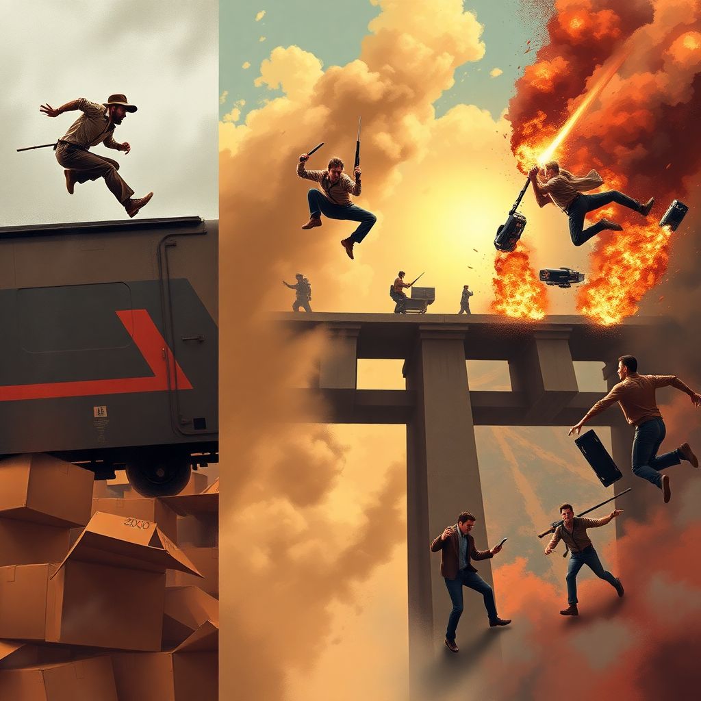 Каскадерские трюки в приключенческом кино: как они менялись за последние десятилетия