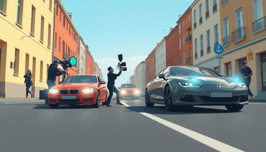 Кинематографические приемы для масштабных погони - иллюстрация