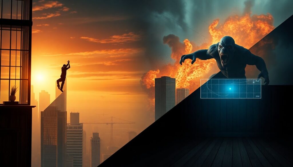 Сравнение эпох: практические эффекты vs цифровые эффекты - иллюстрация