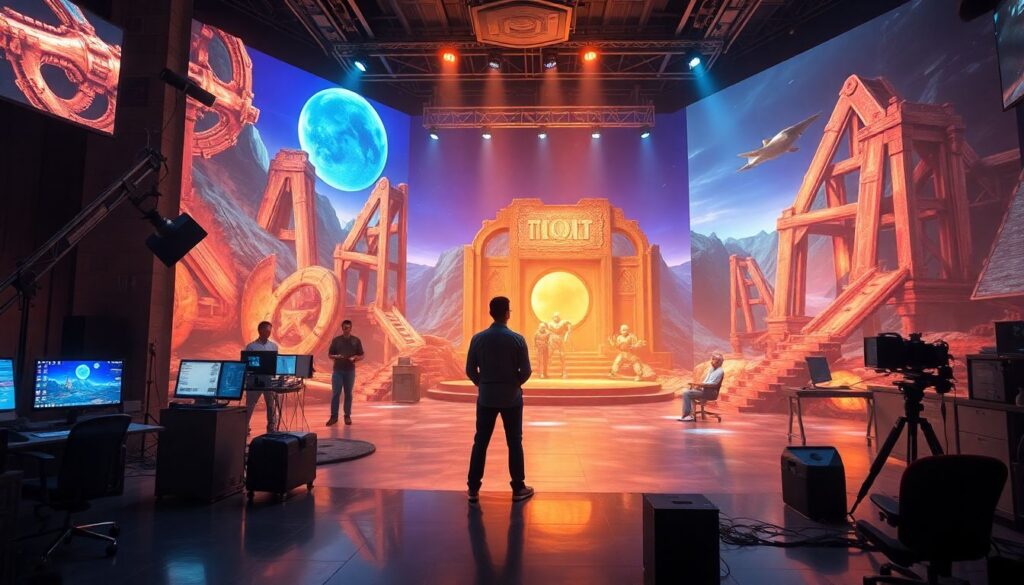 Будущее приключенческого кино: смешанная реальность на съемочной площадке - иллюстрация