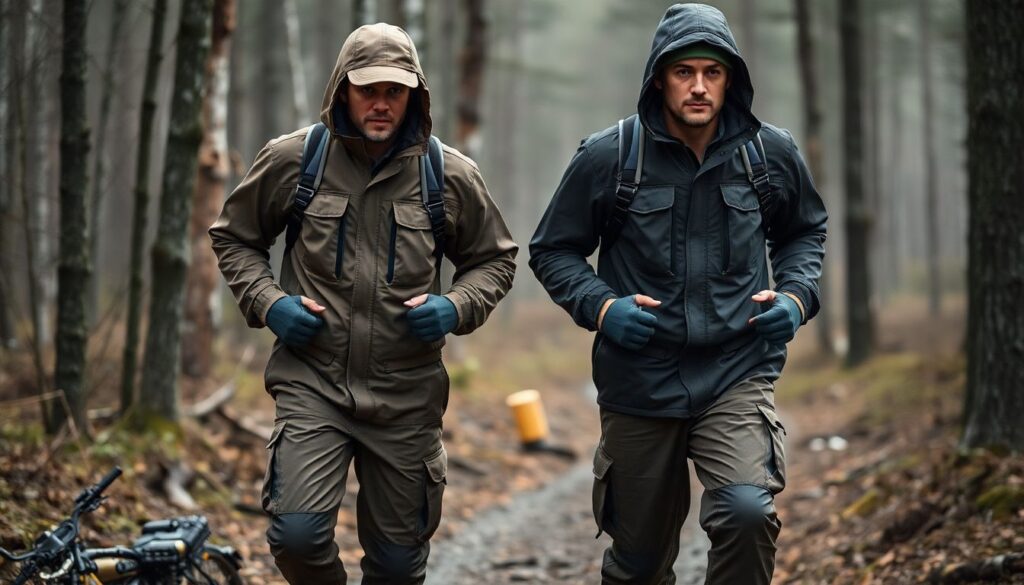 Как выглядят костюмы в охотничьих и приключенческих сценах - иллюстрация