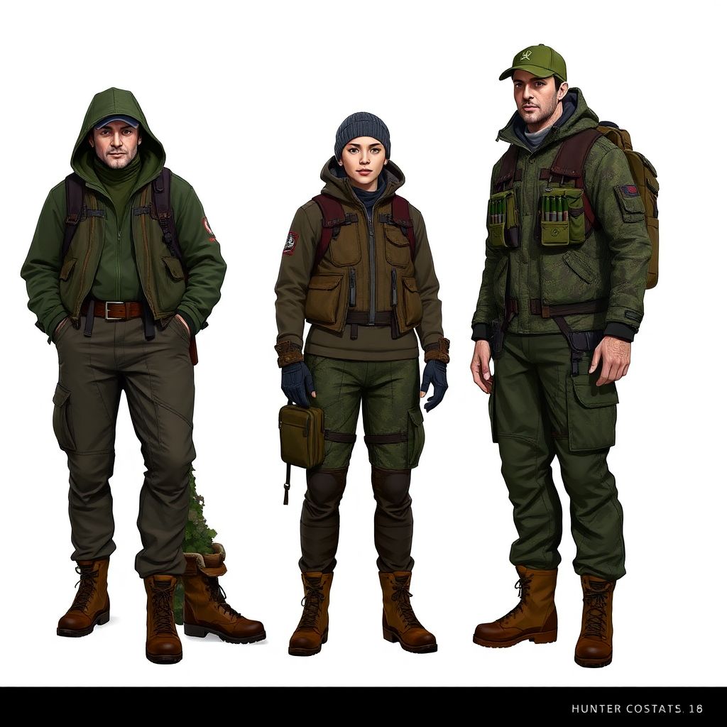 Костюмы в охотничьих и приключенческих сценах: особенности и примеры