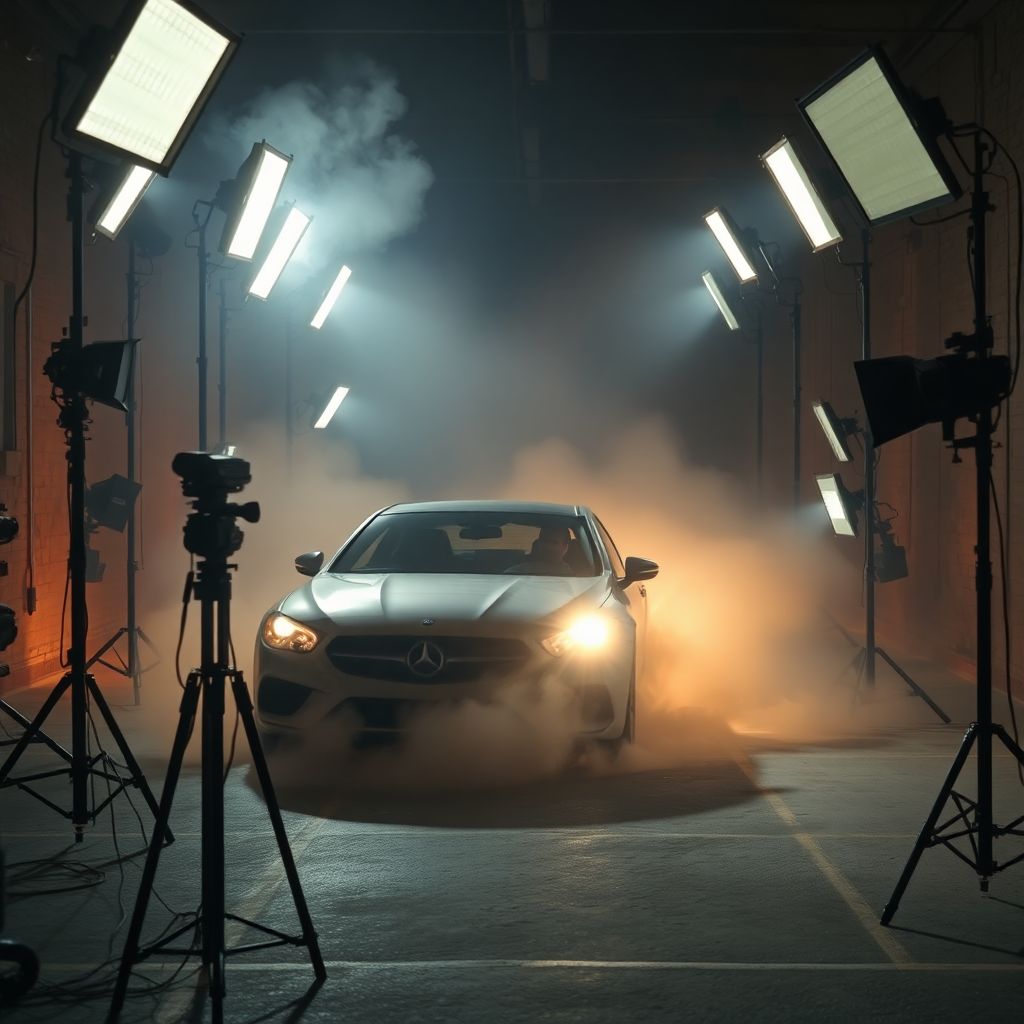 Работа со светом на местах съемок опасных трюков: ключевые приемы безопасности