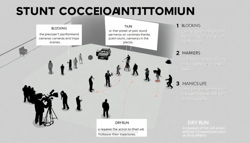 Как каскадеры координируют команды на площадке - иллюстрация
