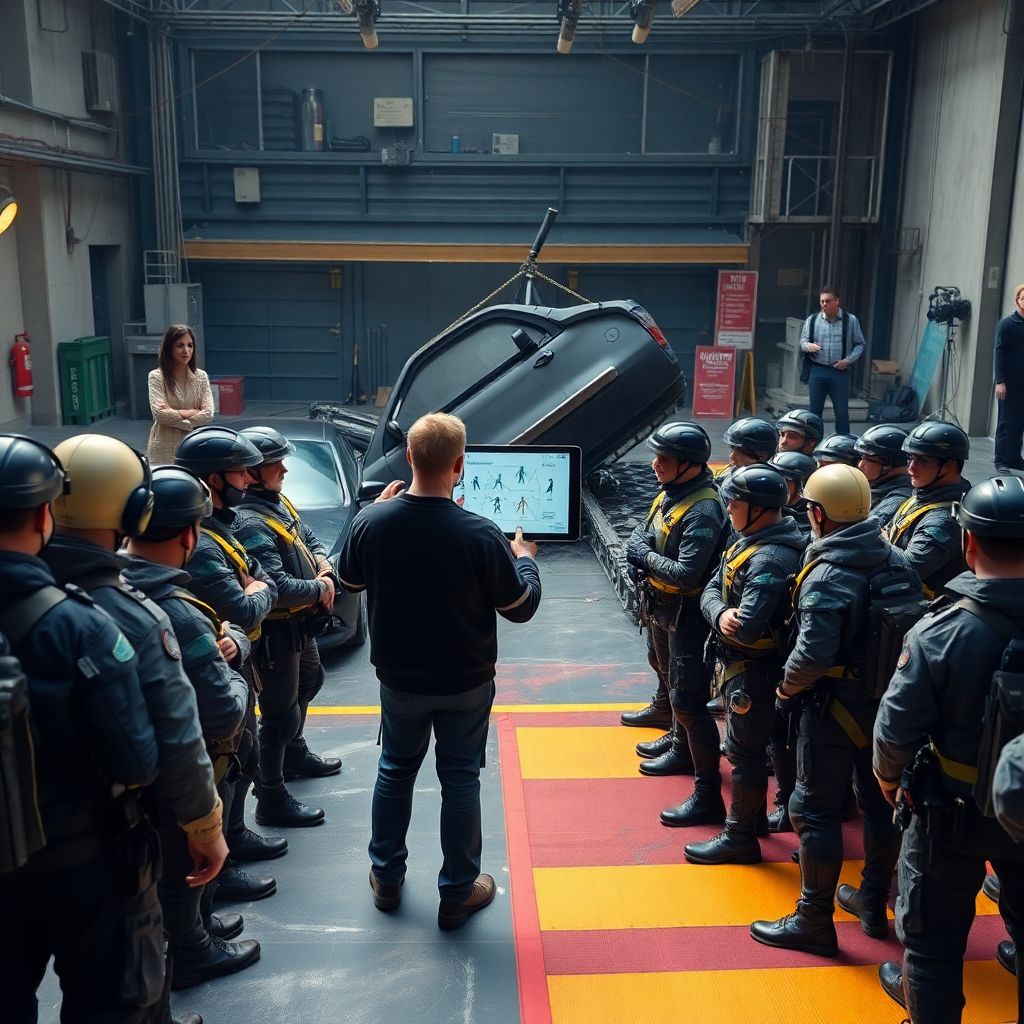 Как каскадеры координируют команды на площадке и обеспечивают безопасность съемок