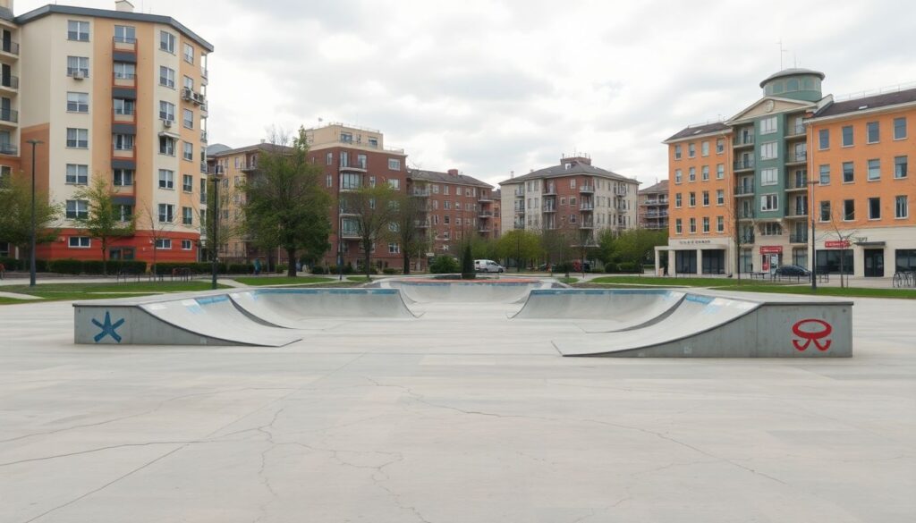 Как архитектура города влияет на трюковой стиль - иллюстрация