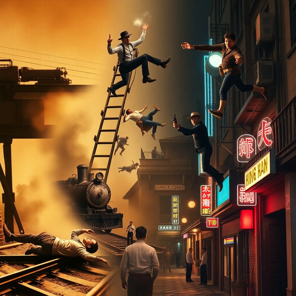 История вдохновения: фильмы, породившие современные каскадерские трюки