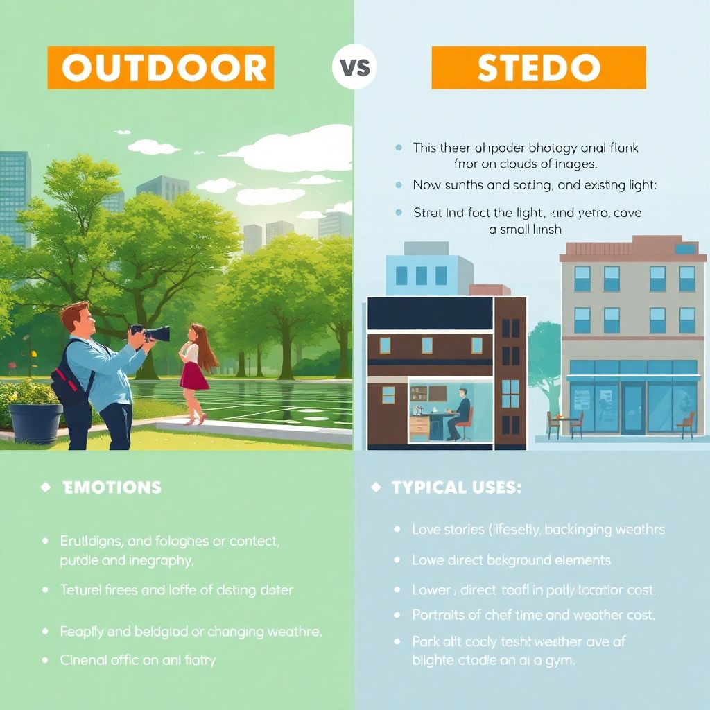 Натурные и студийные съемки: преимущества и недостатки для фотографа