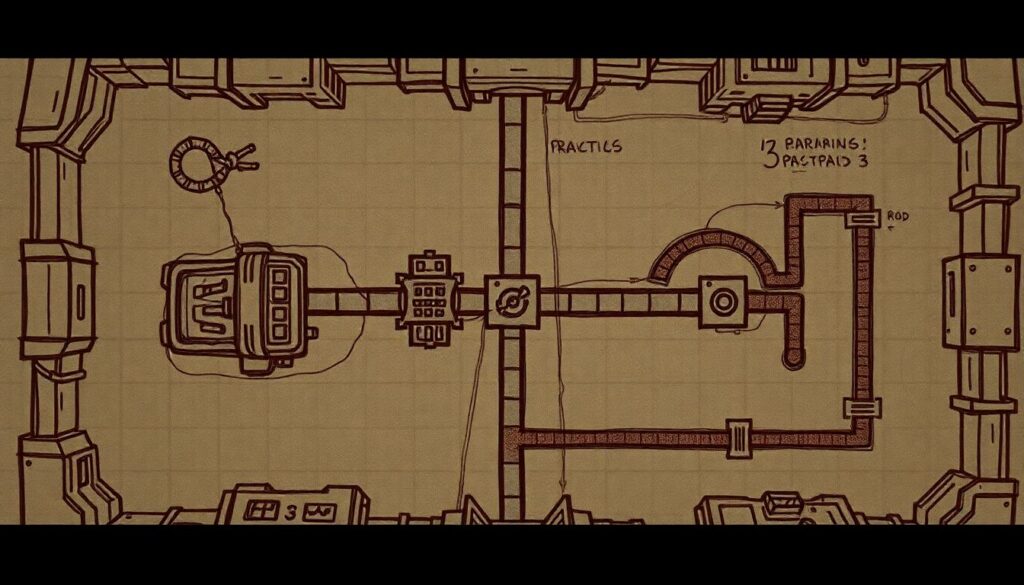 Как строится сетка локаций для экшен-приключений - иллюстрация