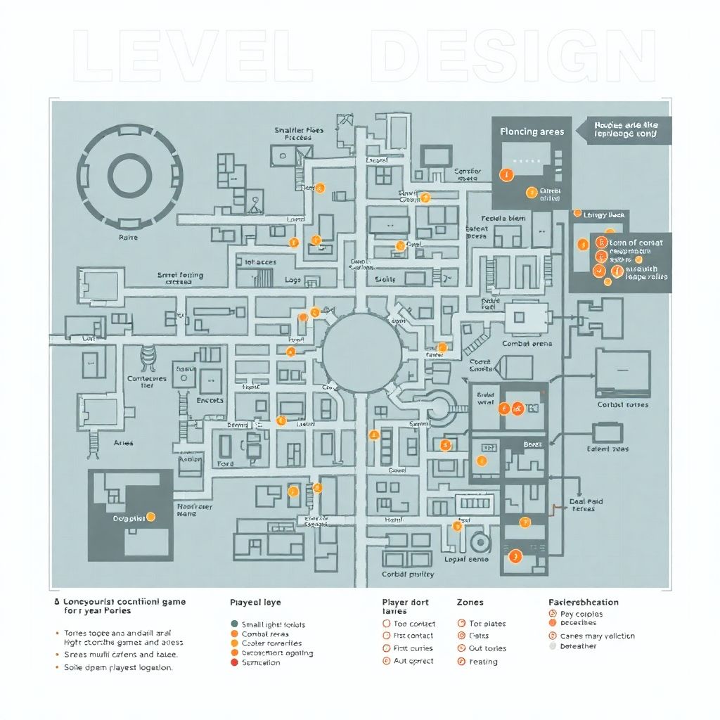 Как строится сетка локаций для экшен-приключений в геймдизайне