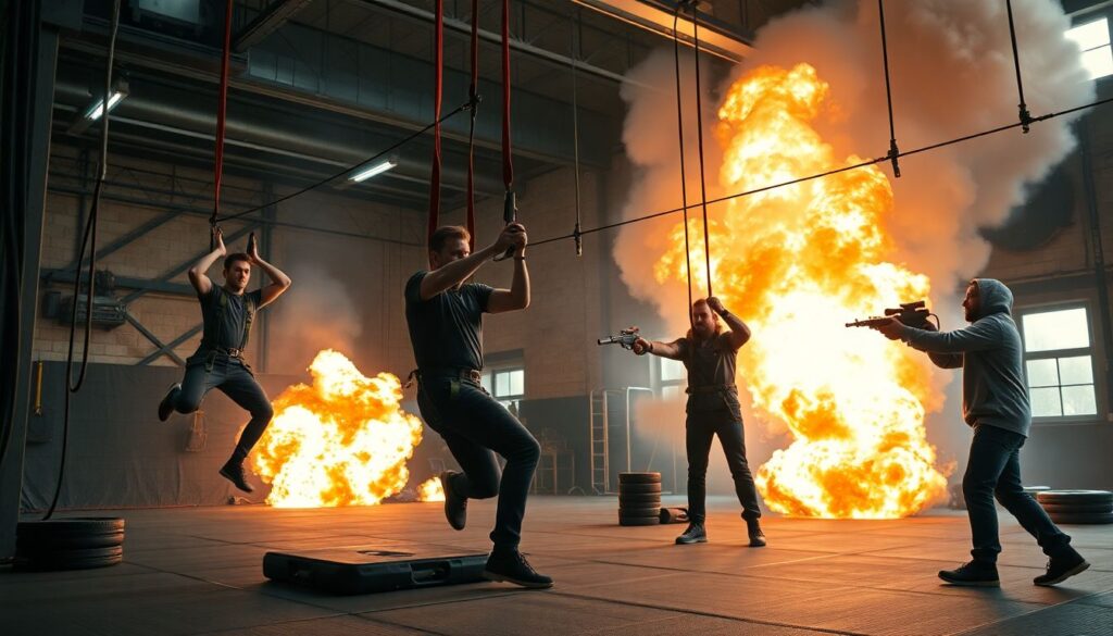 Каскадеры и постановщики трюков: кто их история - иллюстрация