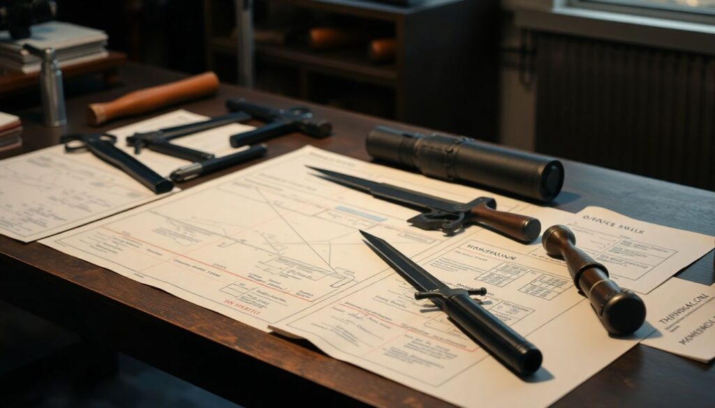 Тактика работы с реквизитом для опасных сцен - иллюстрация