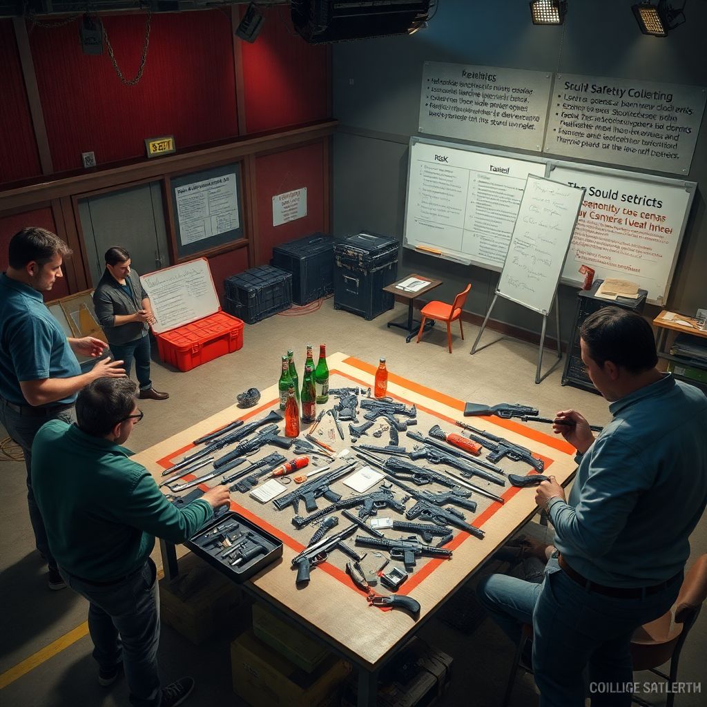 Тактика работы с реквизитом для опасных сцен в кино и театре