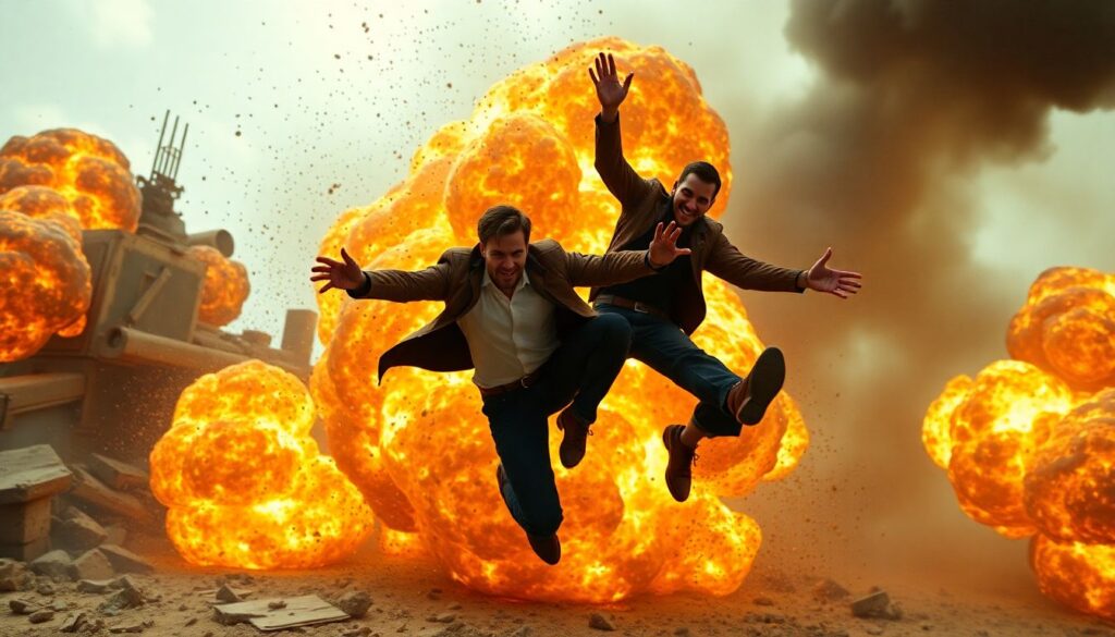 Глобальные тенденции в создании трюков и спецэффектов - иллюстрация