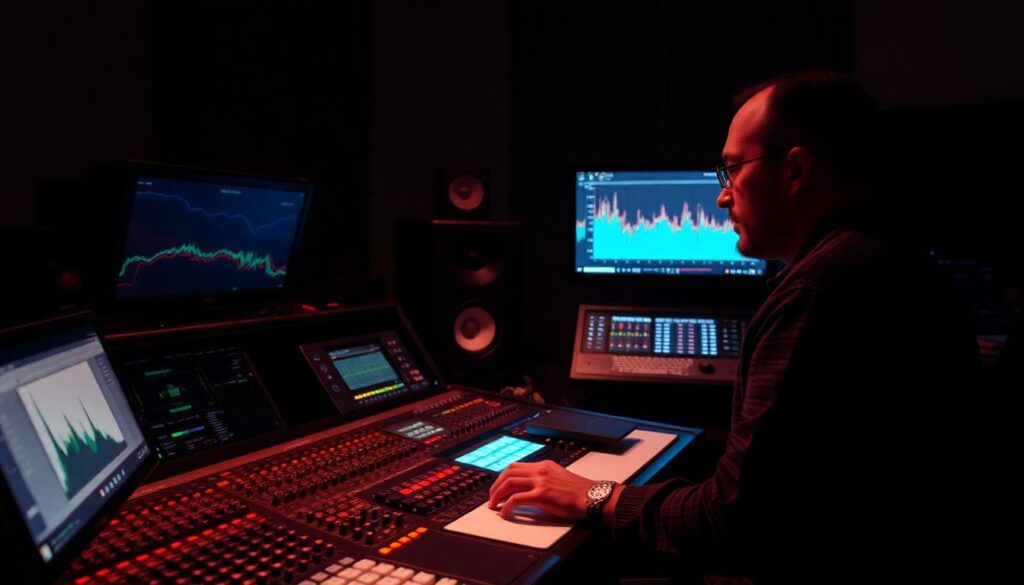 Как подбирают.instrumental музыкальное сопровождение к погоням - иллюстрация