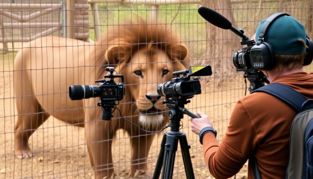 За кулисами: как снимают эпизоды с опасными животными - иллюстрация