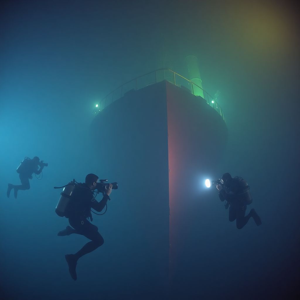 Как ставят подводные сцены на кораблях и подводных платформах за кулисами съемок