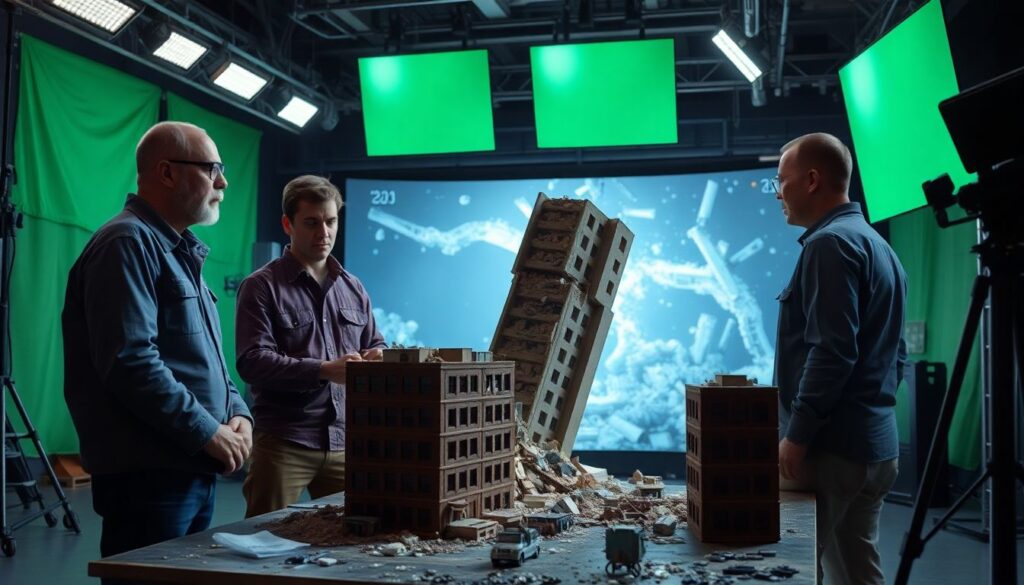 Как создаются разрушения зданий на съемке - иллюстрация