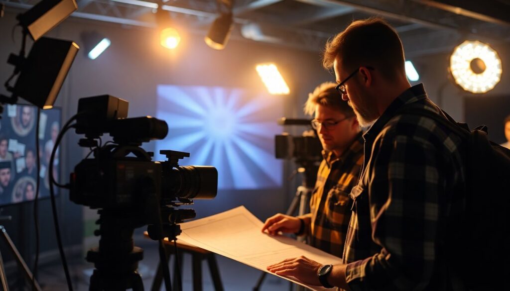 Как создаются световые эффекты на съемочной площадке - иллюстрация